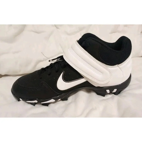 Nike Alpha Huarache Mid Varsity Men\'s 8.5 New Rubber Baseball Cleats AO7956-003‎